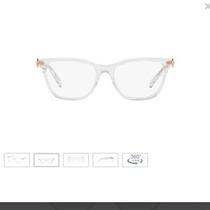 Coach clear glasses